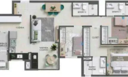 Apartamento com 3 dormitórios à venda, 93 m² por r$ 984.000,00 - campestre - santo andré/sp