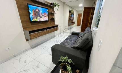 Apartamento com 2 dormitórios à venda, 50 m² por R$ 430.000,00 - Vila Curuçá - Santo André/SP