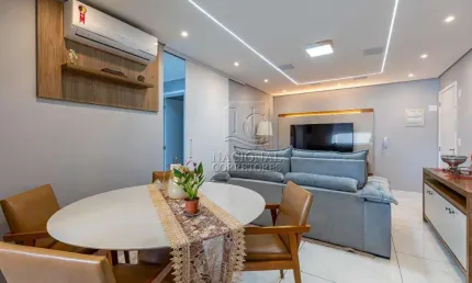 Apartamento com 2 dormitórios à venda, 68 m² - parque das nações - santo andré/sp