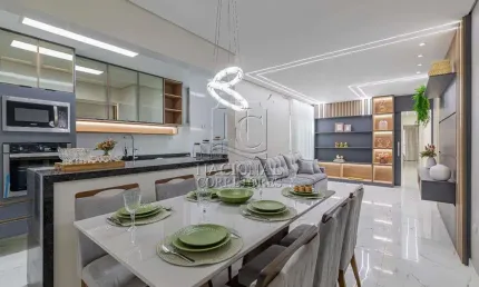 Apartamento com 3 dormitórios à venda, 90 m² por r$ 715.000,00 - vila scarpelli - santo andré/sp