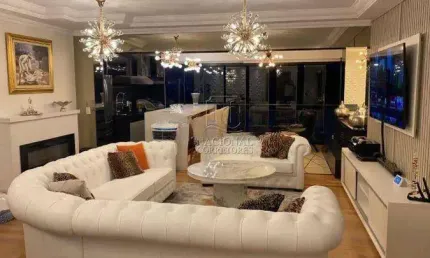 Apartamento com 3 dormitórios à venda, 192 m² por r$ 2.500.000,00 - vila gilda - santo andré/sp