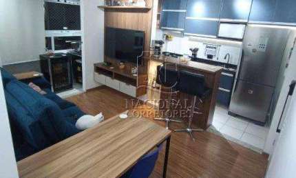 Apartamento com 2 dormitórios à venda, 50 m² por R$ 373.000,00 - Vila Metalúrgica - Santo André/SP