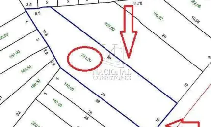 Terreno plano à venda, 381,20m² por R$ 690.000 - Parque Novo Oratório - Santo André/SP