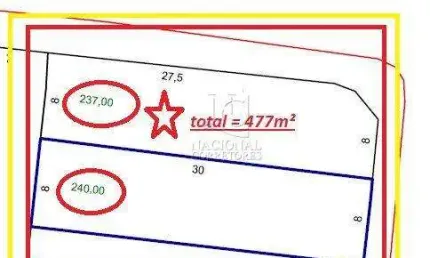 Terreno à venda, 477 m² por r$ 1.200.000,00 - parque oratório - santo andré/sp