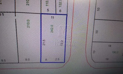 Terreno à venda, 242 m² por r$ 600.000,00 - parque das nações - santo andré/sp