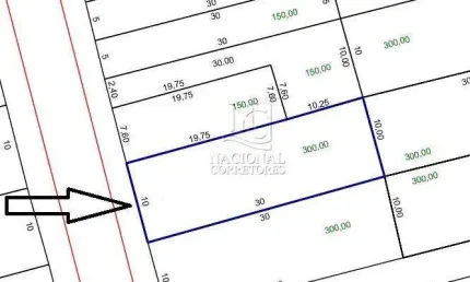 Terreno à venda, 300 m² por R$ 450.000,00 - Jardim Santo Alberto - Santo André/SP