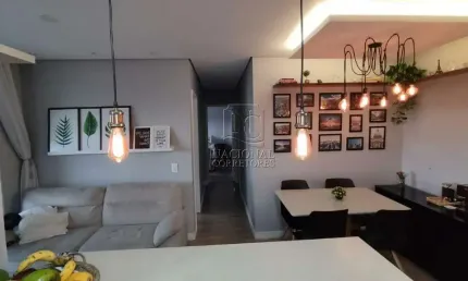 Apartamento à venda, 2 quartos, 1 suíte, 1 vaga, vila homero thon - santo andré/sp