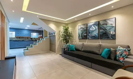 Sobrado com 3 dormitórios à venda, 238 m² - vila curuçá - santo andré/sp