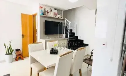 Sobrado à venda, 2 quartos, 1 vaga, vila camilópolis - santo andré/sp