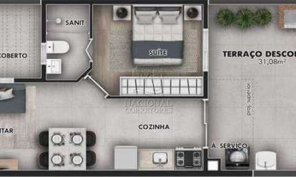 Cobertura Sem Condomínio à venda, 2 quartos, 1 suíte, 2 vagas, Vila Pires - Santo André/SP
