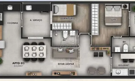 Apartamento sem condomínio à venda, 2 quartos, 1 suíte, 1 vaga, jardim bela vista - santo andré/sp