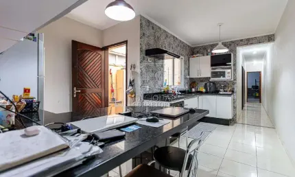 Casa assobradada à venda, 3 quartos, 1 suíte, 3 vagas, jardim santo alberto - santo andré/sp