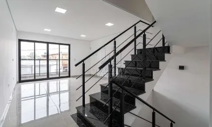 Sobrado novo com 3 dormitórios sendo 1 suíte para venda , 227 m² vila lucinda - santo andré/sp