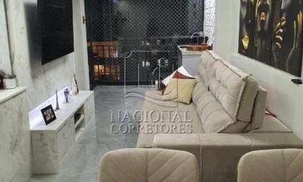 Apartamento com 3 dormitórios à venda, 74 m² -Bairro Campestre - Santo André/SP