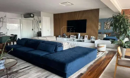 Apartamento alto padrão à venda no Condomínio Royale Prestige – Vila Gilda – porteira fechada, 236m², 3 Suítes e 4 Vagas