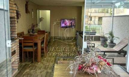Cobertura Sem Condomínio à venda, 2 quartos, 1 suíte, 2 vagas, Vila Valparaíso - Santo André/SP
