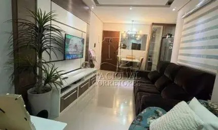 Apartamento sem condomínio 52m² à venda - parque capuava - santo andré/sp.