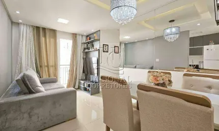 Apartamento à venda, 2 quartos, 1 vaga, parque joão ramalho - santo andré/sp