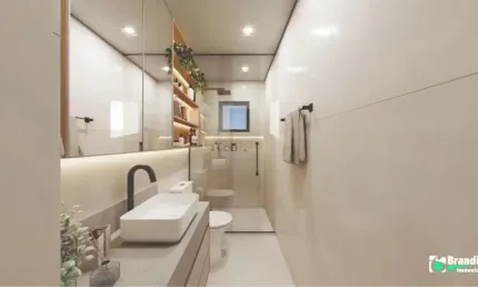 Ótimo apartamento com 2 dormitorios com sacada sendo 51,30m² sem vaga garagem