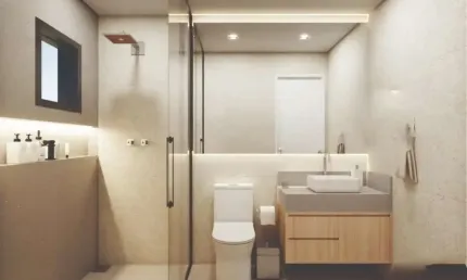 Ótimo apartamento com 1 dormitorio com quinta sendo 32,05m² sem vaga garagem