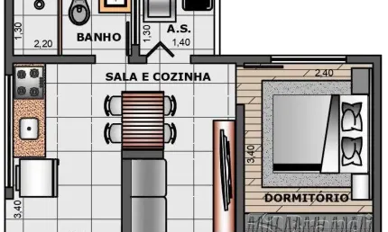 Apartamento com 2 quartos à venda na Vila Lucia, São Paulo 