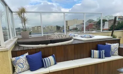 Condomínio residencial mandala vi - cobertura á venda 3 dormitorios, 166m² no bairro santa maria, santo andré/sp