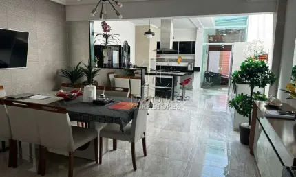 Sobrado à venda, 5 quartos, 5 suítes, 6 vagas, Jardim - Santo André/SP