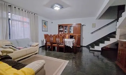 Sobrado com 4 dormitórios à venda, 189 m² por R$ 1.350.000 - Jardim - Santo André/SP