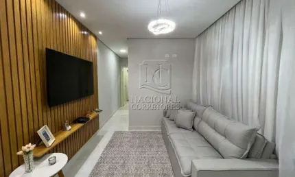Apartamento com 2 dormitórios à venda, 55 m² - parque oratório - santo andré/sp