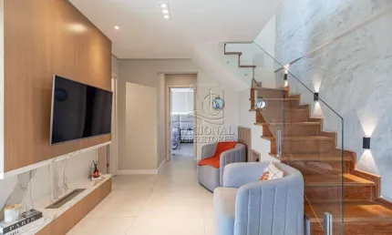 Apartamento duplex com 3 dormitórios à venda, 120 m² por r$ 800.000,00 - vila camilópolis - santo andré/sp