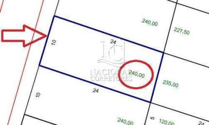 Terreno à venda, 240 m² por R$ 420.000,00 - Vila Camilópolis - Santo André/SP
