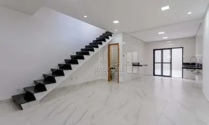 Sobrado com 3 dormitórios à venda, 156 m² - parque das nações - santo andré/sp