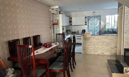 Sobrado com 3 dormitórios à venda, 186 m² por R$ 955.000,00 - Vila Guiomar - Santo André/SP