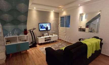 Sobrado com 3 dormitórios à venda, 140 m² por R$ 750.000,00 - Vila Scarpelli - Santo André/SP