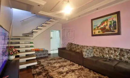 Sobrado com 4 dormitórios à venda, 225 m² por R$ 690.000,00 - Parque Jaçatuba - Santo André/SP