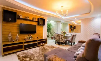Sobrado com 3 dormitórios à venda, 323 m² - vila scarpelli - santo andré/sp