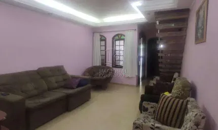 Sobrado com 4 dormitórios à venda, 338 m² - campestre - santo andré/sp