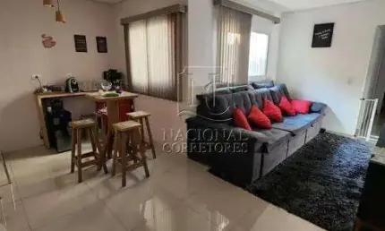 Cobertura com 2 dormitórios à venda, 100 m² por r$ 450.000,00 - parque novo oratório - santo andré/sp