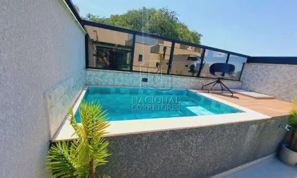 Cobertura com 2 dormitórios à venda, 120 m² por R$ 880.000,00 - Campestre - Santo André/SP