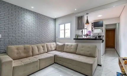 Cobertura com 2 dormitórios à venda, 110 m² por R$ 586.000,00 - Vila Scarpelli - Santo André/SP