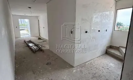 Cobertura com 3 dormitórios à venda, 119 m² por r$ 600.000,00 - vila são pedro - santo andré/sp
