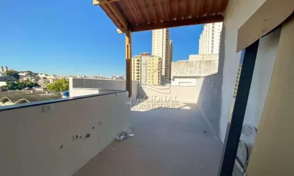 Cobertura com 2 dormitórios à venda, 116 m² por r$ 520.000,00 - bangu - santo andré/sp