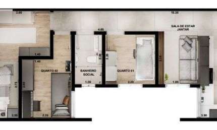 Cobertura com 3 dormitórios à venda, 104 m² por R$ 1.040.000,00 - Jardim - Santo André/SP
