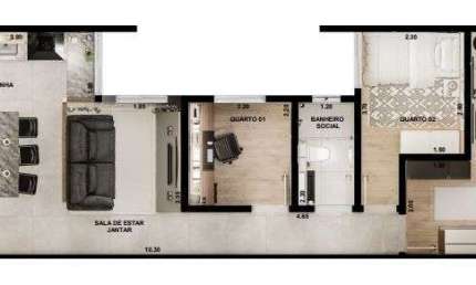 Cobertura com 3 dormitórios à venda, 109 m² por R$ 1.040.000,00 - Jardim - Santo André/SP