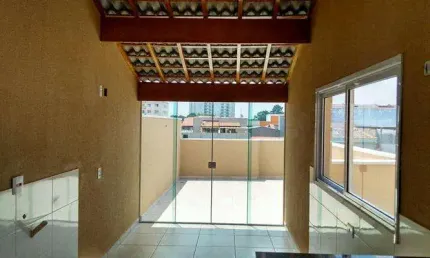 Cobertura à venda, 90 m² por 0 - vila camilópolis - santo andré/sp