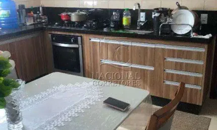 Sobrado com 3 dormitórios à venda, 100 m² por r$ 380.000,00 - vila são pedro - santo andré/sp