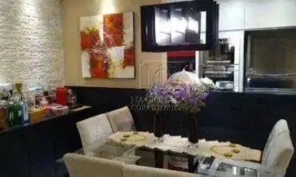 Apartamento a venda no bairro Vila Valparaíso em Santo André, no Condomínio Praça Jardim. Sendo 94 m² de área útil