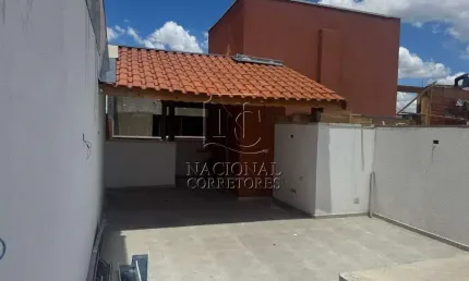 Cobertura sem condomínio à venda, 2 quartos, 1 suíte, 1 vaga, vila sacadura cabral - santo andré/sp