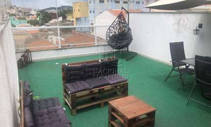 Cobertura Sem Condomínio à venda, 3 quartos, 1 suíte, 2 vagas, Vila Pires - Santo André/SP
