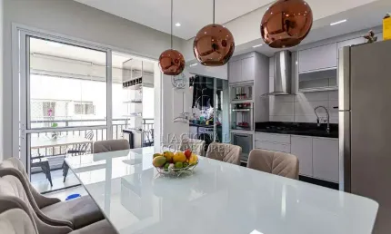 Apartamento à venda, 3 quartos, 1 suíte, 2 vagas, Vila Scarpelli - Santo André/SP